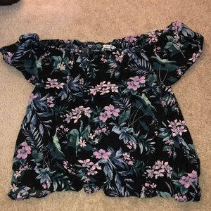 American eagle off the shoulder top